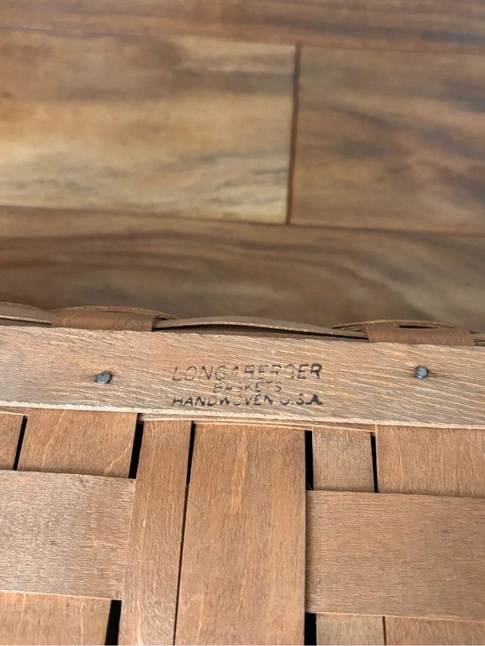 Vintage Longaberger Medium Gathering Basket